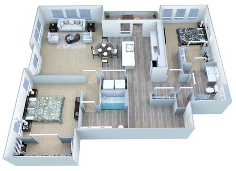 Walton Fayetteville 1 bedroom apartment our apartments showcase a flexibility and style that is sure to please! at Walton Fayetteville, Fayetteville, Georgia